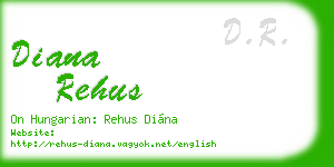 diana rehus business card